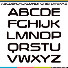 Display sans serif font N5