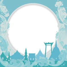 Songkran festival background