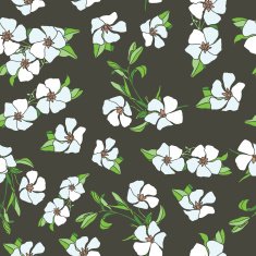 Seamless Pattern with floral ornament N187