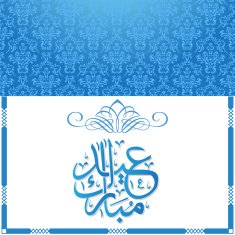 Eid-Ul-Fitr Vector Illustration Greeting Card N16