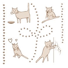 Cats Life Comic Sketch N2