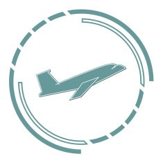 Symbol of airplane