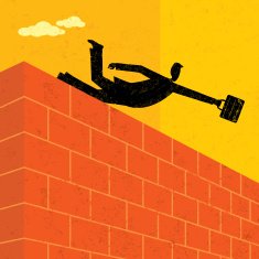 Jumping over a brick wall N2
