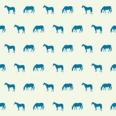 Abstract horse silhouette seamless pattern N2