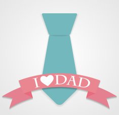 Happy Father Day Poster Card Vector Illustration N10