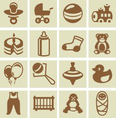Vector design elements for children and kids N2