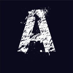 Grunge letter A N2