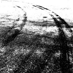 Background with traces of tires N2