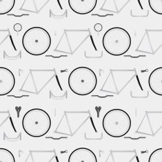 Bicycle seamless pattern N24