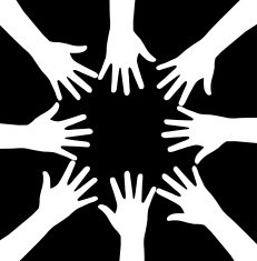 hands silhouette N16