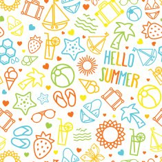 Seamless summer pattern N11