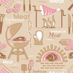 meat seamless background