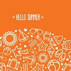 Summer Icons Background N3