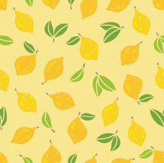 Seamless pattern with lemons N10