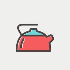 Kettle thin line icon N3