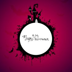 Vector Halloween Frame N4