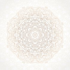 Vector vintage pattern in Victorian style N9