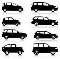 Car Silhouettes set N2