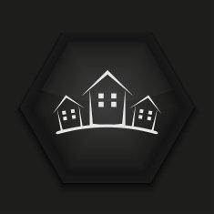 Vector creative icon on black background Eps10 N21