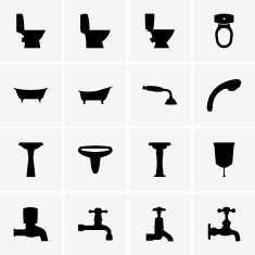 Bathroom Icons N11