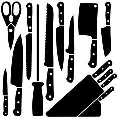 Kitchen Knives and Equipment
