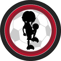 Soccer Football Girl Silhouette N2