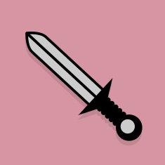 Sword icon or sign