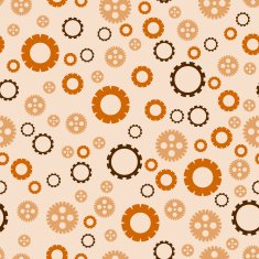 Seamless pattern of gears N3