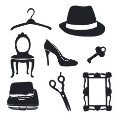 Fashion pictogram set N2