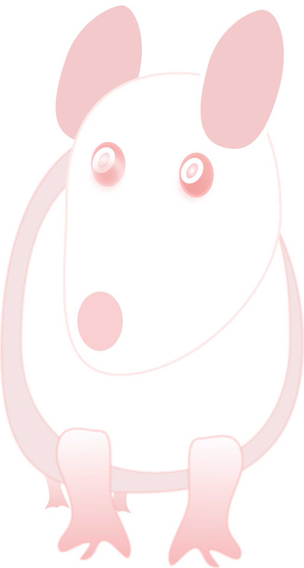 Albino laboratory rat, drawing free image download