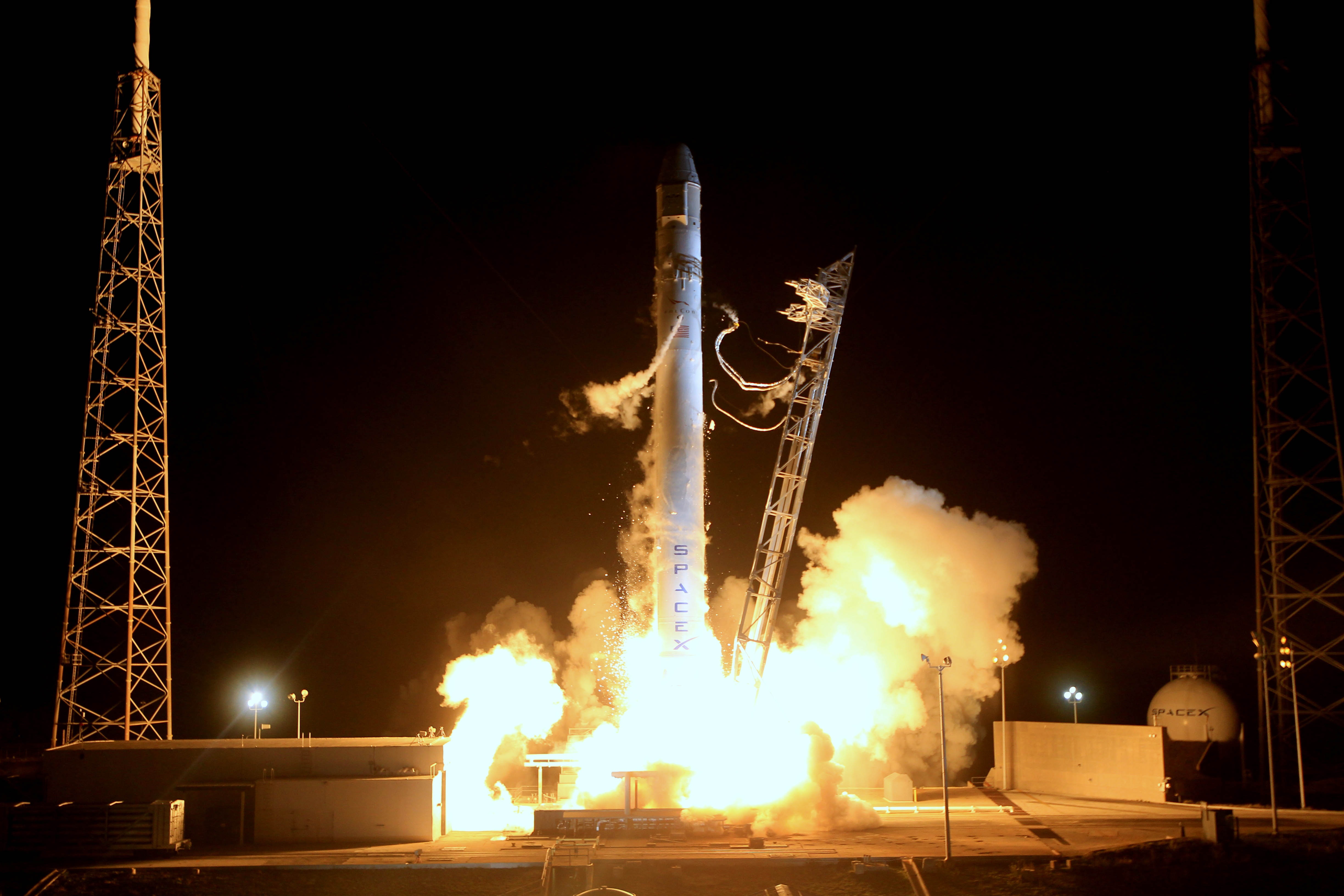 Rocket Launch On The Cape Canaveral Free Image Download