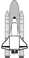 shuttle travel spaceship drawing