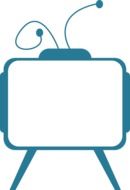 clipart of the television