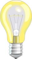painted home light bulb as an illustration