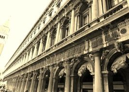 venice sepia space