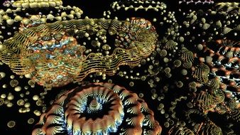 Mandelbulb shell - three-dimensional fractal