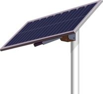 graphic image of the solar battery