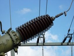 electric starkstom with power lines