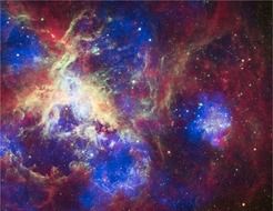 emission nebula in the constellation Golden Fish