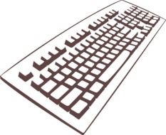 keyboard buttons as a drawing