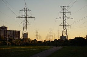 powerful electric poles in toronto