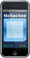 smartphone tictactoe drawing