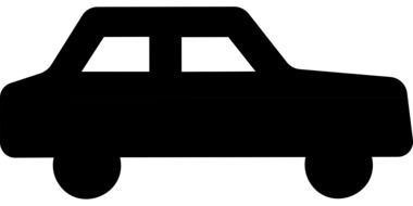 clipart of black car