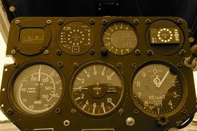 dashboard dials panel