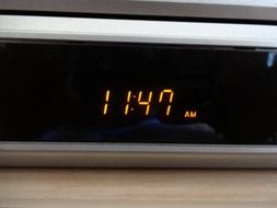 photo of digital clock