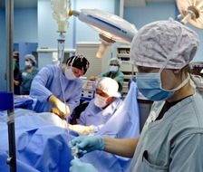surgery in the hospital