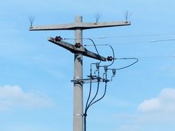 Stromast against the blue sky
