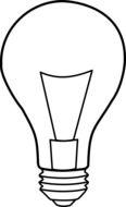 energy bulb idea drawing