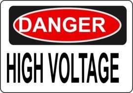 Clipart of High Voltage danger