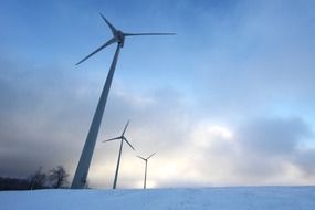 tall wind turbine